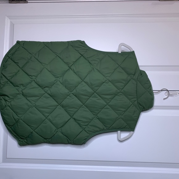 JCrew Green Quilted Vest - Picture 2 of 3
